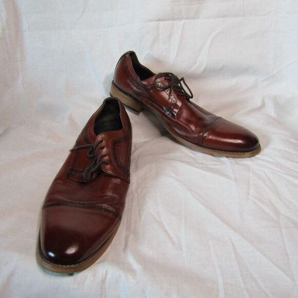 Stacy Adams Other - Stacy Adams Dickinson Leather Cap Toe Oxfords Mens US 10